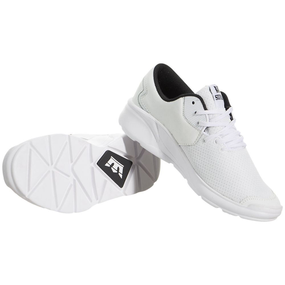 Chaussures Running Supra Noiz Blanche White/White Femme | CID-50202489